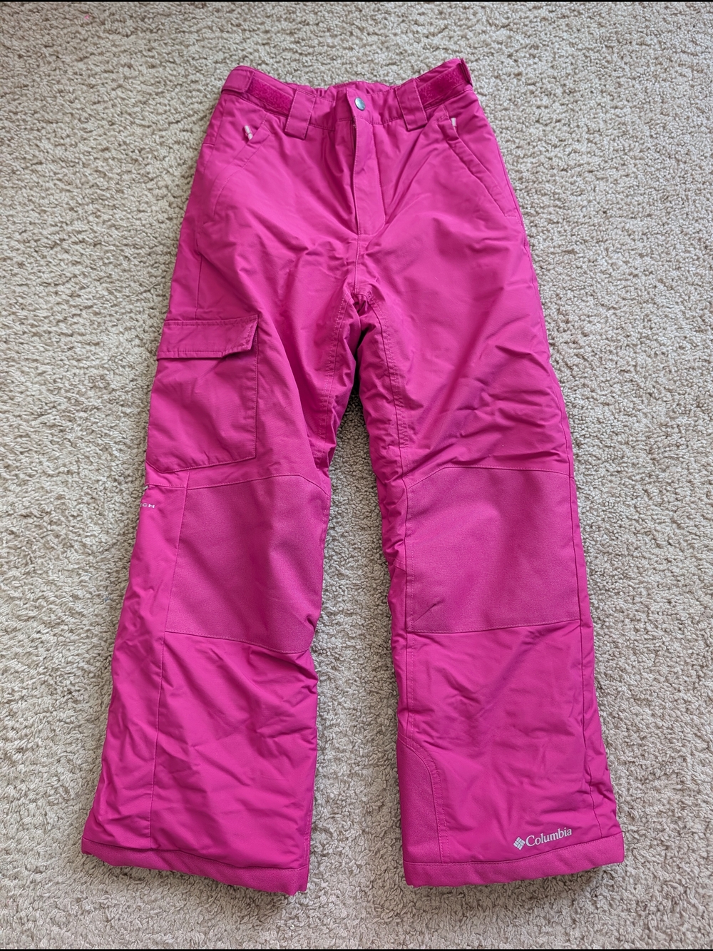Columbia Girls Pink Bugaboo Outgrown Insulated Omni Heat Ski Snow Pants Medium